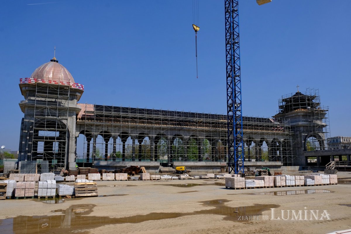 Şantierul Catedralei Mântuirii Neamului în preajma sărbătorilor pascale  169013