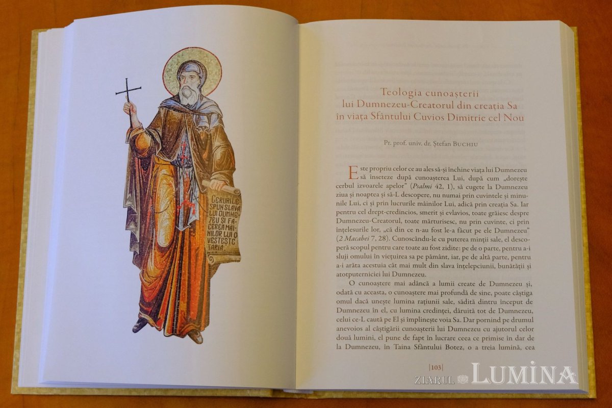 Volum dedicat Sfântului Dimitrie cel Nou,	Ocrotitorul Bucureștilor 171359