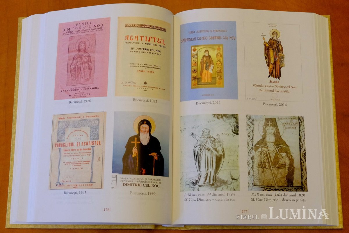 Volum dedicat Sfântului Dimitrie cel Nou,	Ocrotitorul Bucureștilor 171360