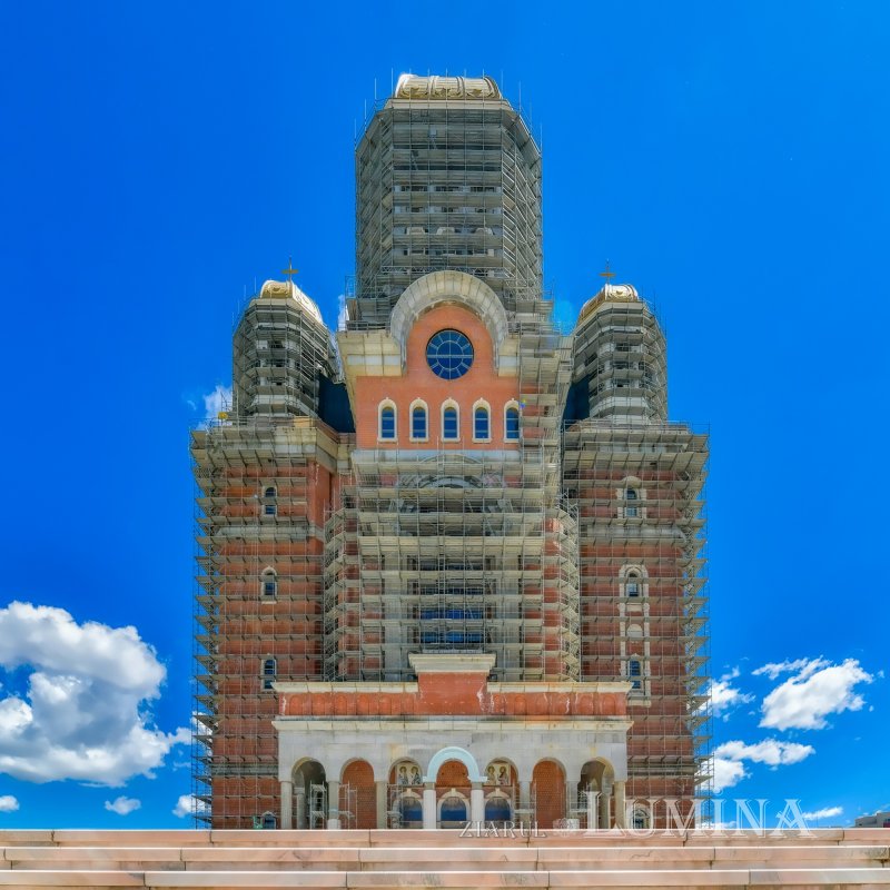 Stadiul lucrărilor pe șantierul Catedralei Naționale la finalul primăverii 171390