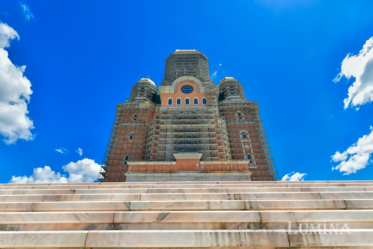 Stadiul lucrărilor pe șantierul Catedralei Naționale la finalul primăverii 171391