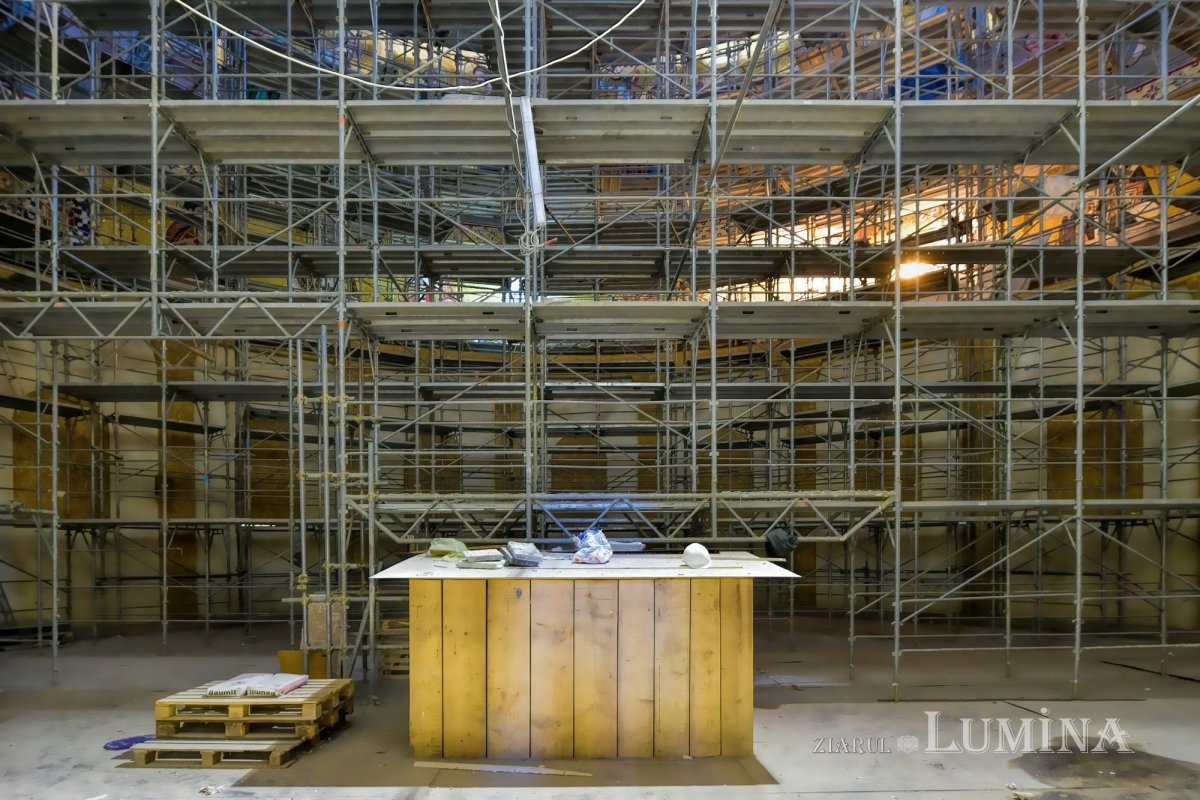 Stadiul lucrărilor pe șantierul Catedralei Naționale la finalul primăverii 171404