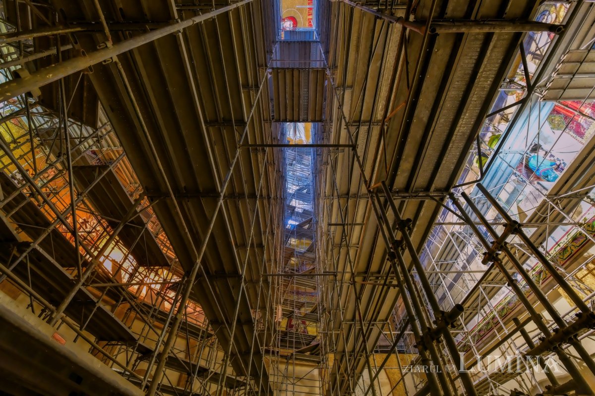 Stadiul lucrărilor pe șantierul Catedralei Naționale la finalul primăverii 171405