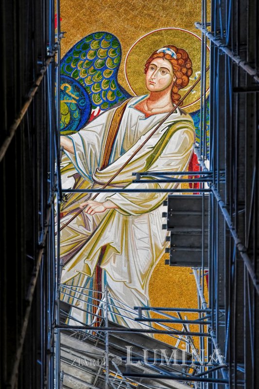 Stadiul lucrărilor pe șantierul Catedralei Naționale la finalul primăverii 171414