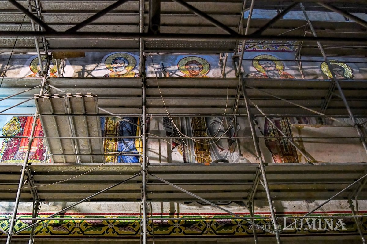 Stadiul lucrărilor pe șantierul Catedralei Naționale la finalul primăverii 171416