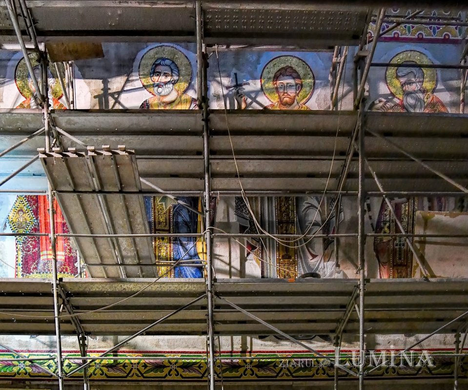 Stadiul lucrărilor pe șantierul Catedralei Naționale la finalul primăverii 171417