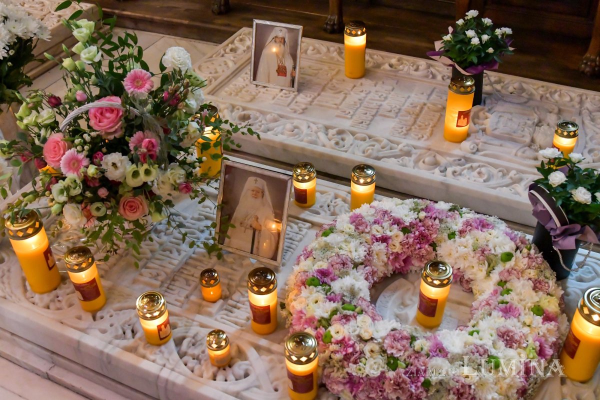 Slujbă de pomenire pentru Patriarhii Iustin și Teoctist la Catedrala Patriarhală 178806