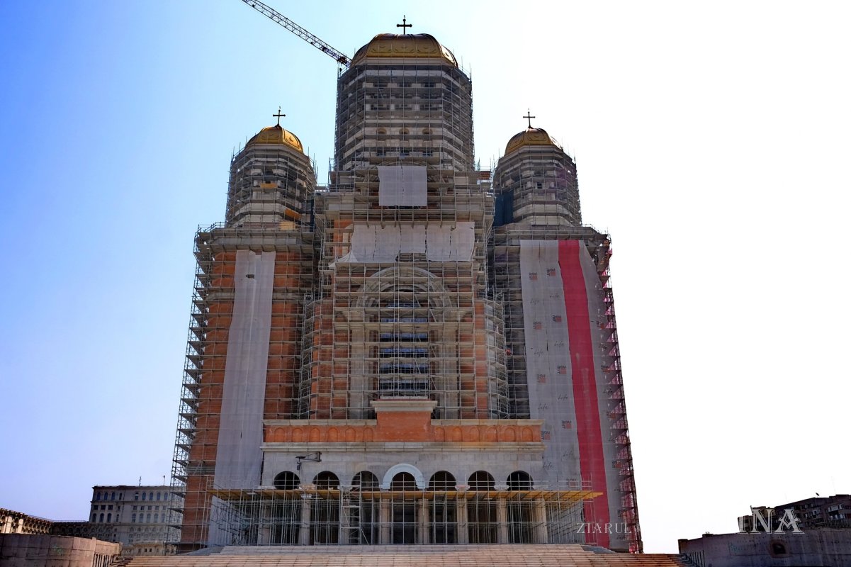 Şantierul Catedralei Naţionale la sfârşitul verii 181785