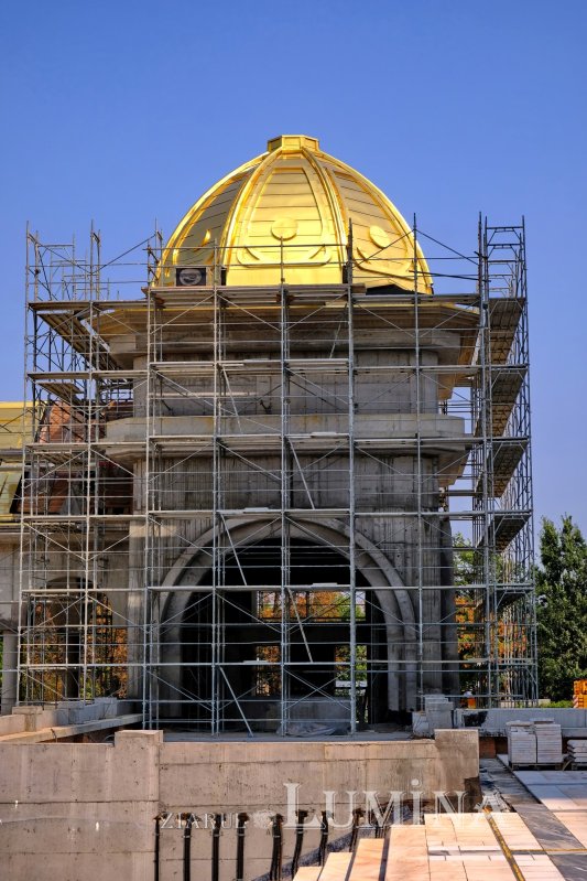 Şantierul Catedralei Naţionale la sfârşitul verii 181789