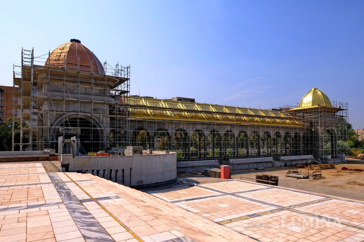 Şantierul Catedralei Naţionale la sfârşitul verii 181791