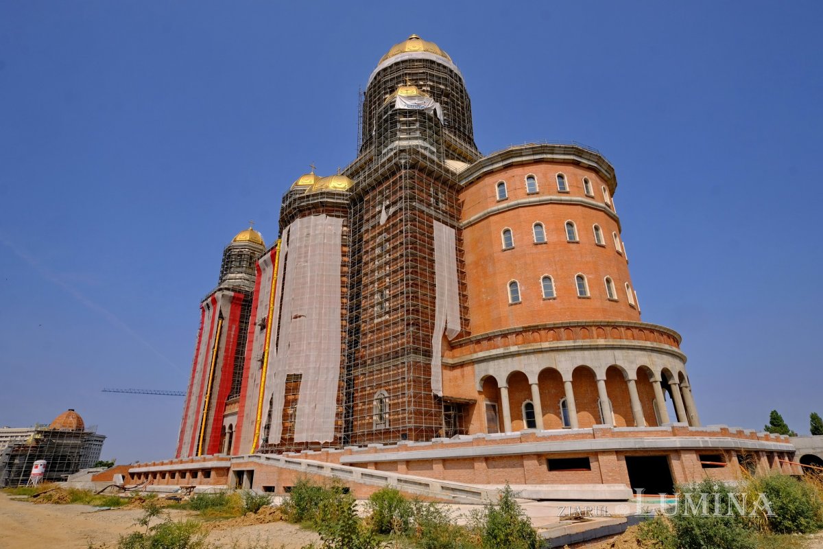 Şantierul Catedralei Naţionale la sfârşitul verii 181793