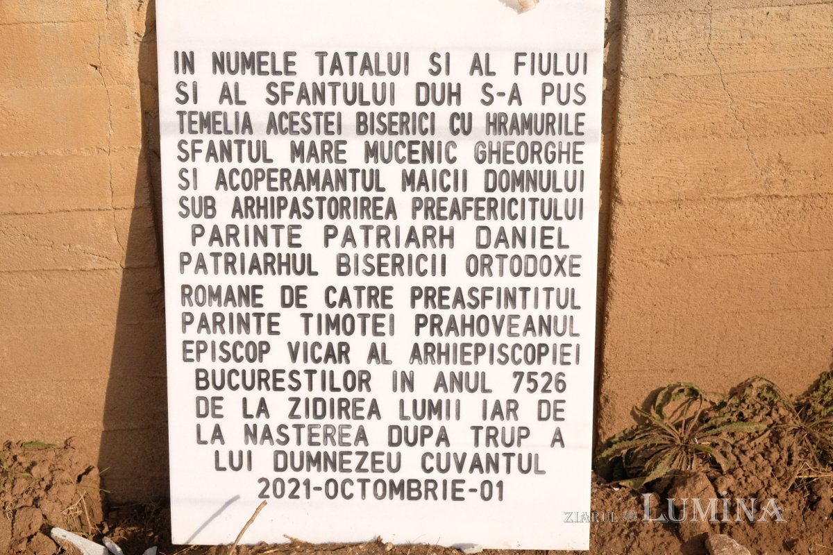 Piatră de temelie pentru o nouă biserică în Capitală 186466