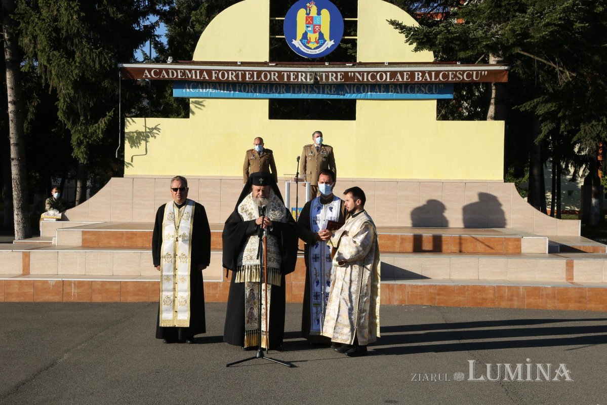 Binecuvântare pentru studenţii militari din Sibiu 186973