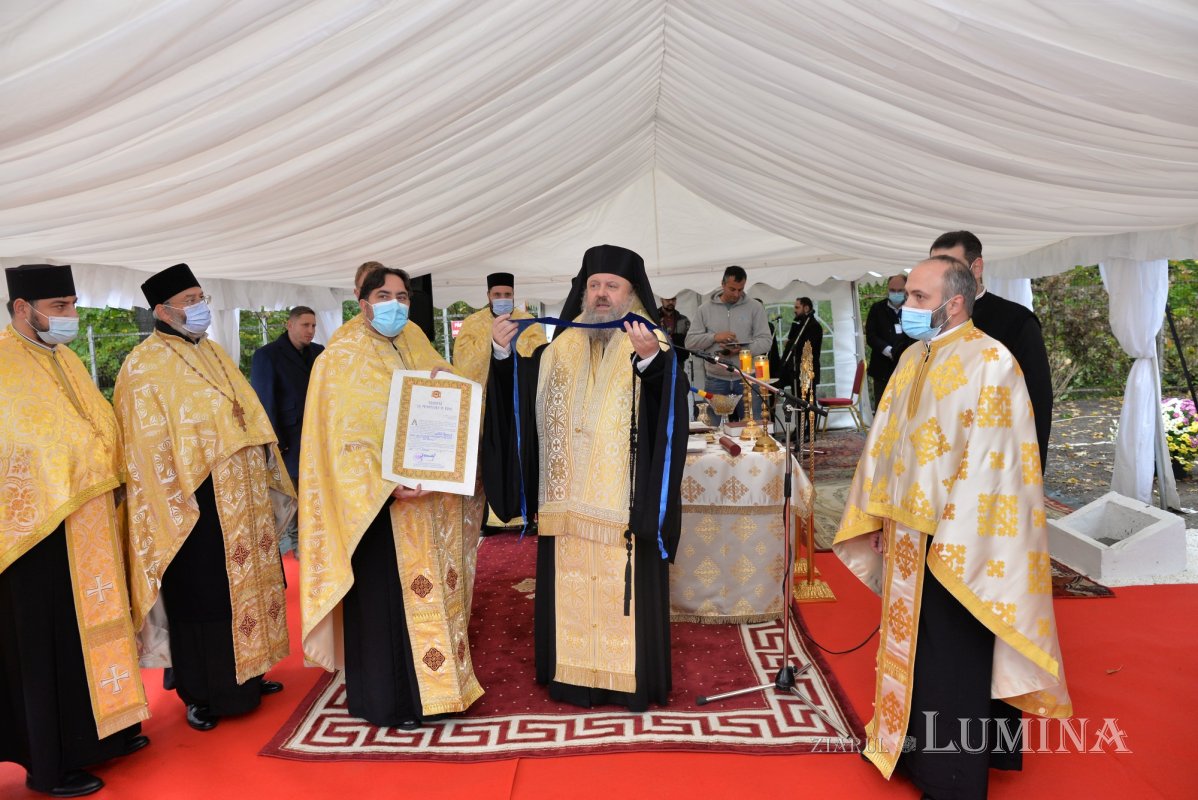 Piatră de temelie pentru noua biserică a Institutului Oncologic din București 188495