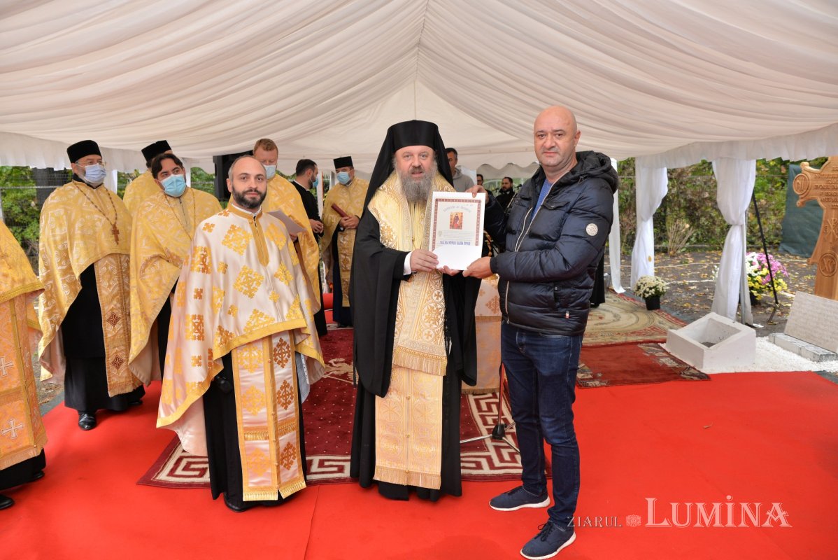 Piatră de temelie pentru noua biserică a Institutului Oncologic din București 188502