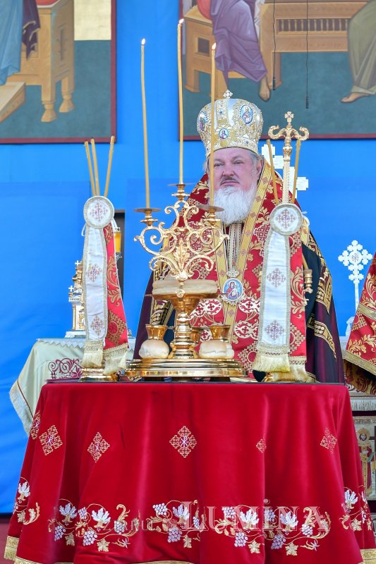 Începutul sărbătorii Mucenicului Izvorâtor de Mir pe Colina Bucuriei 190319