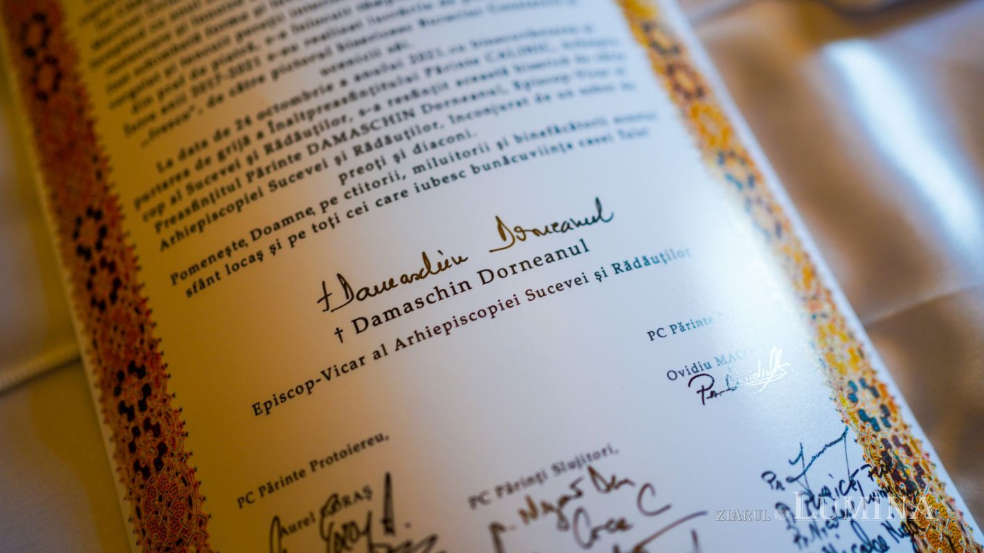 Resfințirea Bisericii „Sfântul Dimitrie” din Deia, Suceava 189930