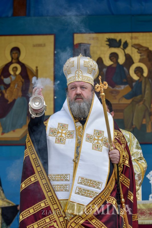 Rugăciune de seară în cinstea Ocrotitorului Bucureștilor pe Colina Bucuriei 190534