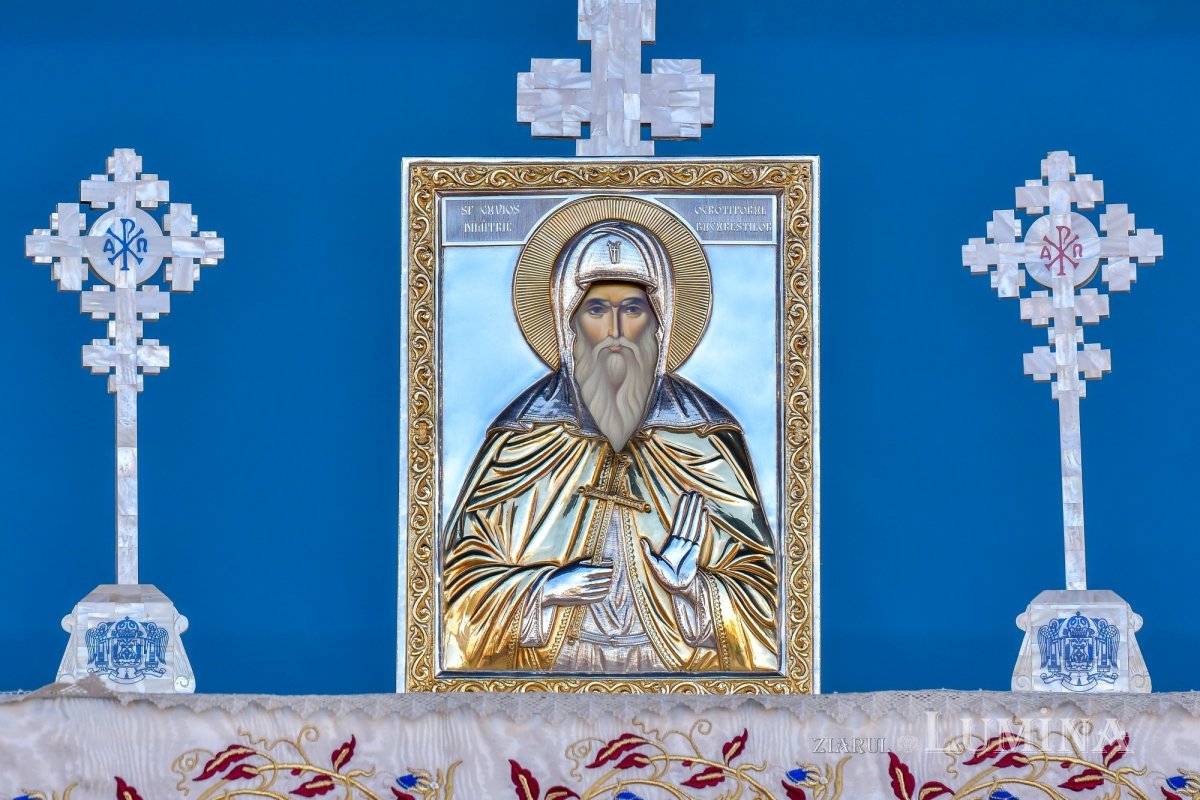 Binecuvântarea sfinților la hramul de toamnă al Catedralei Patriarhale 190836