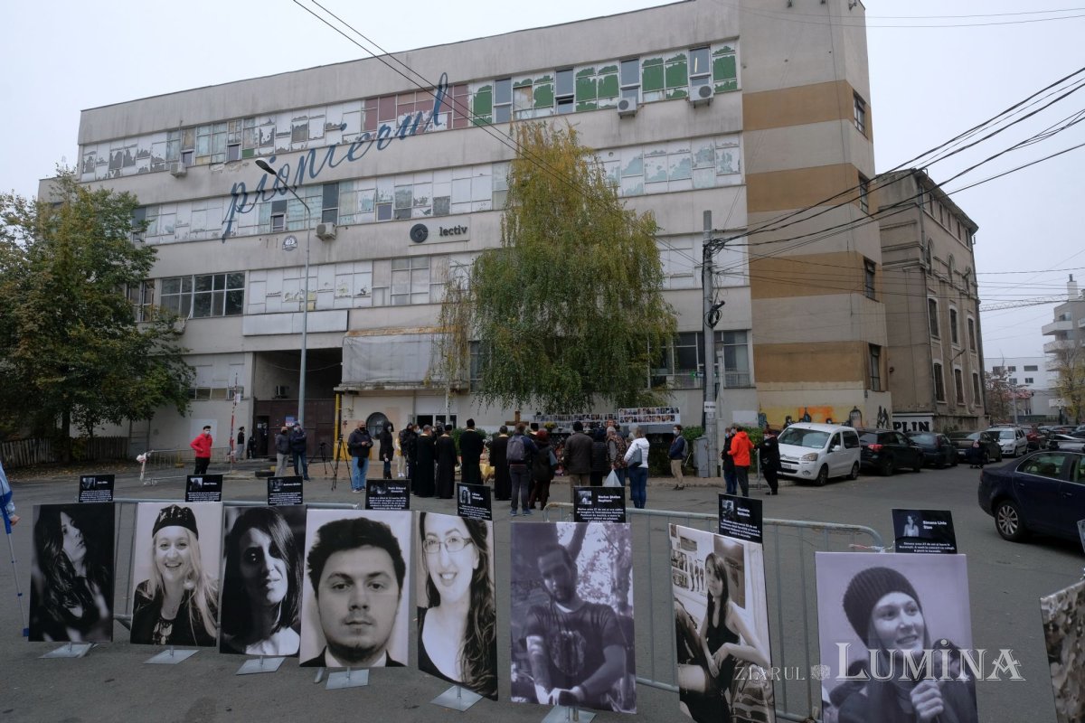 Rugăciune de pomenire a victimelor de la clubul Colectiv 191170