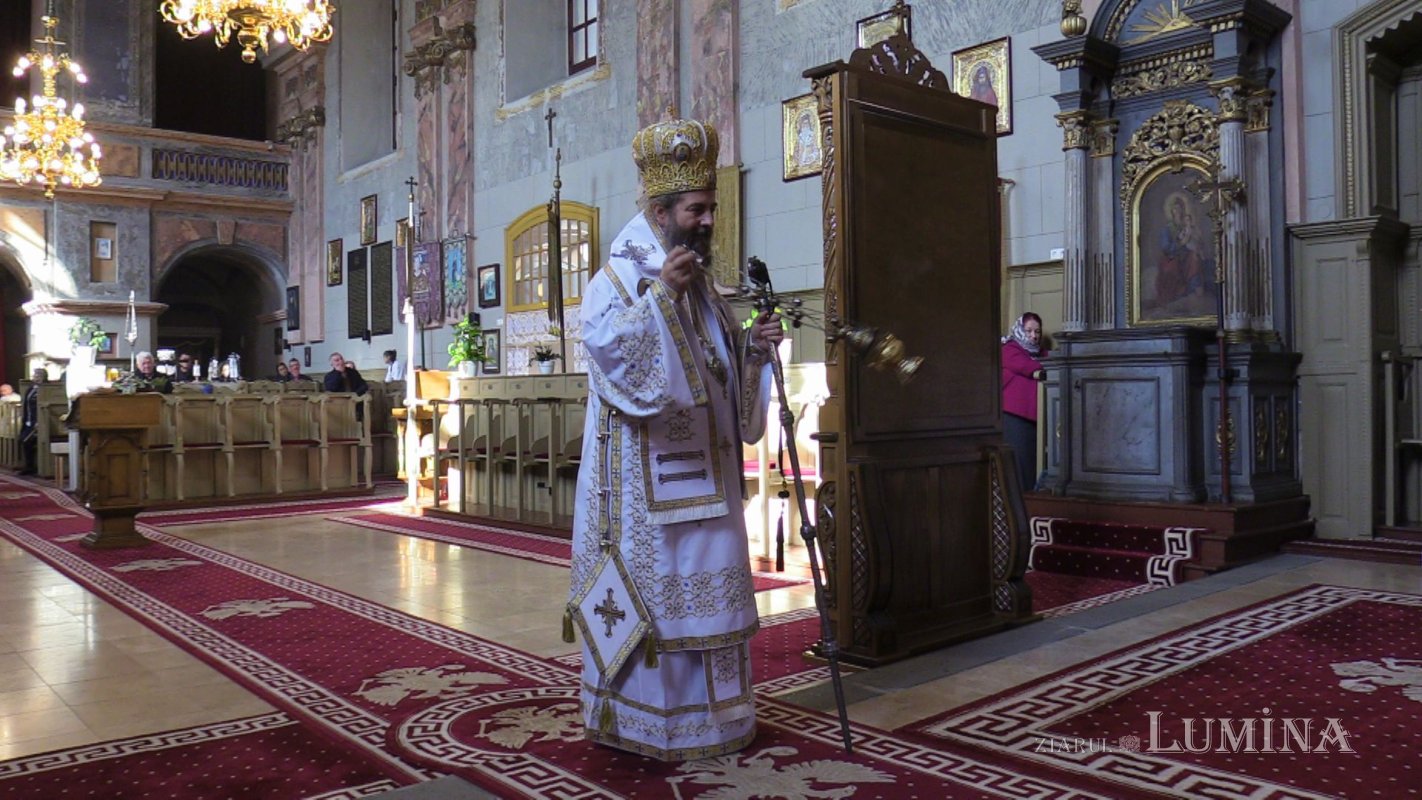 Slujire arhierească la Catedrala Episcopală din Giula, în Duminica a 22-a după Rusalii 191233