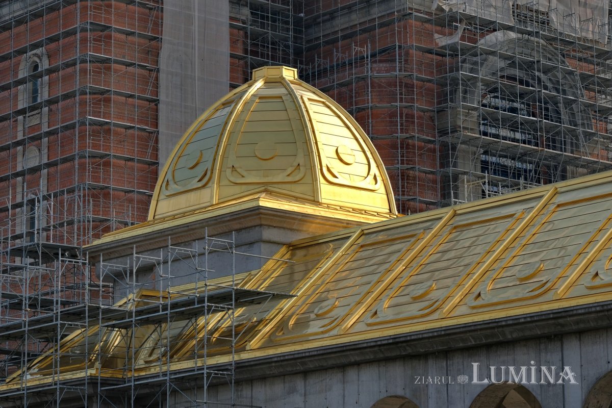 Şantierul Catedralei Naționale la trei ani de la sfințirea Altarului 193672