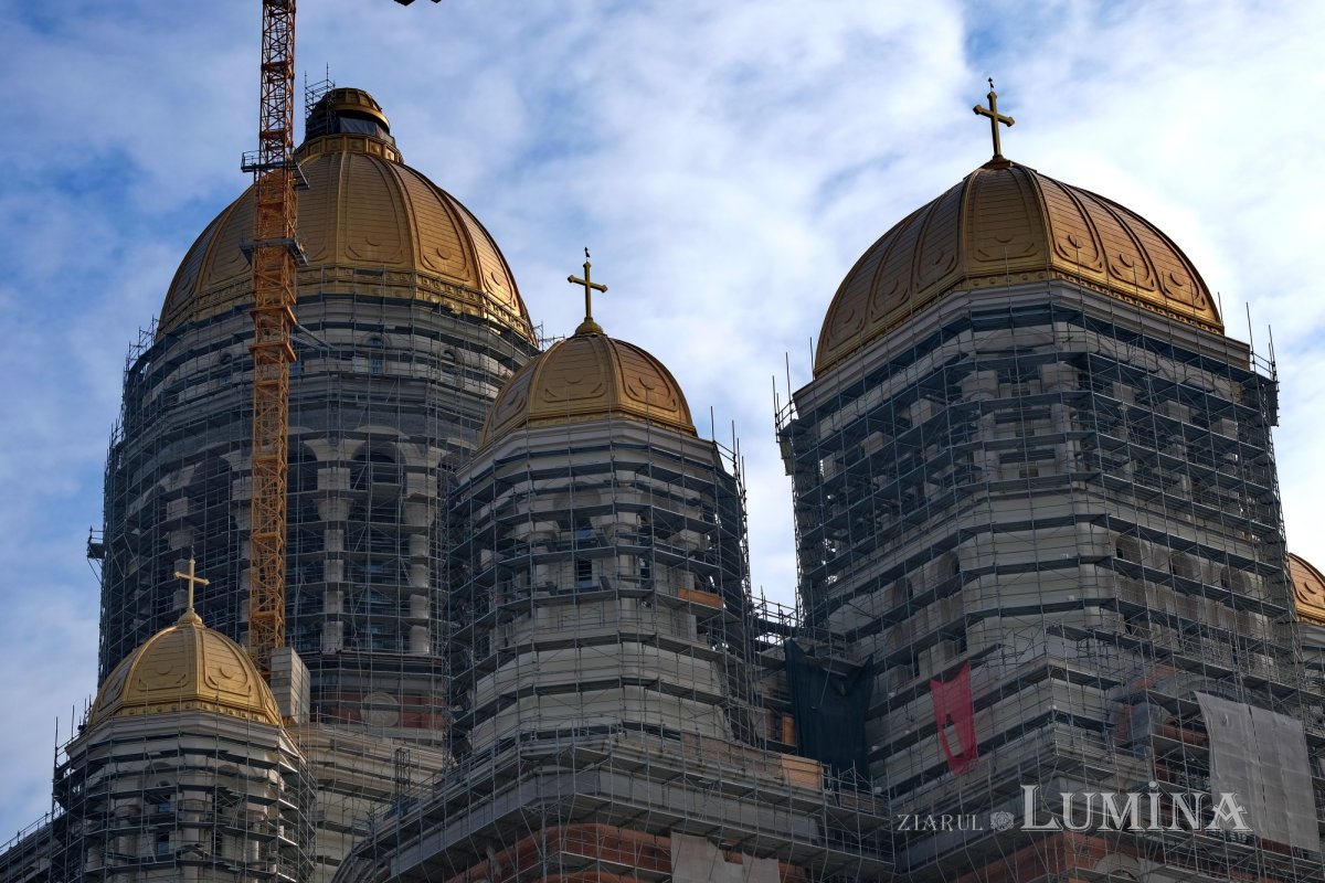 Şantierul Catedralei Naționale la trei ani de la sfințirea Altarului 193673