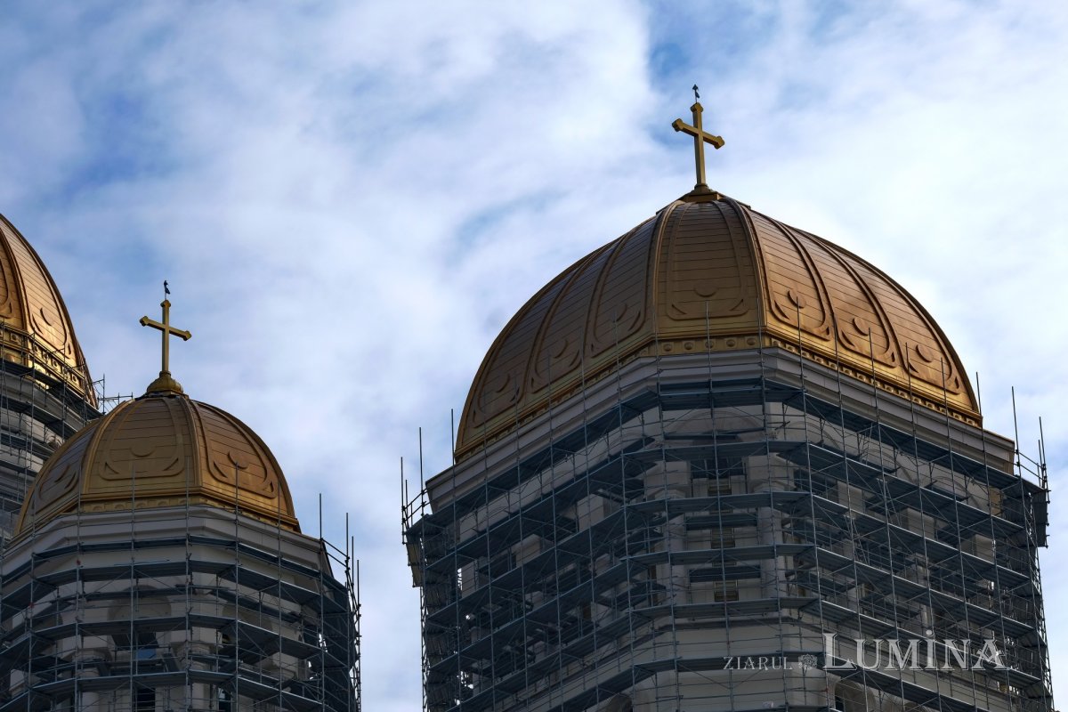 Şantierul Catedralei Naționale la trei ani de la sfințirea Altarului 193674