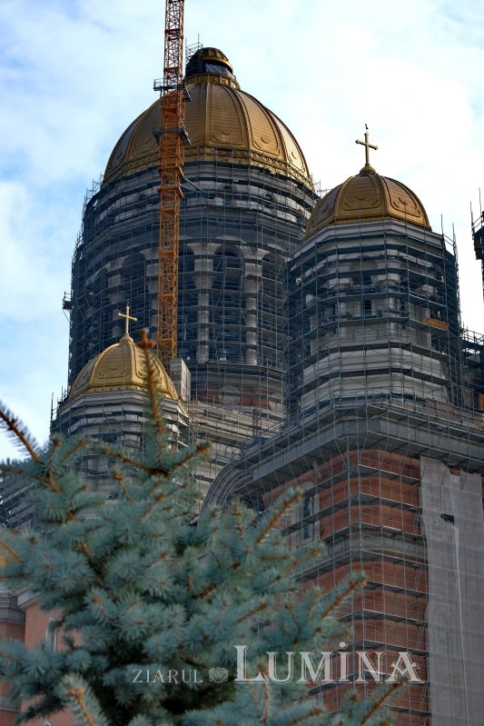 Şantierul Catedralei Naționale la trei ani de la sfințirea Altarului 193676