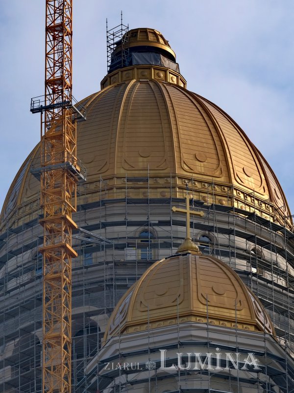 Şantierul Catedralei Naționale la trei ani de la sfințirea Altarului 193678