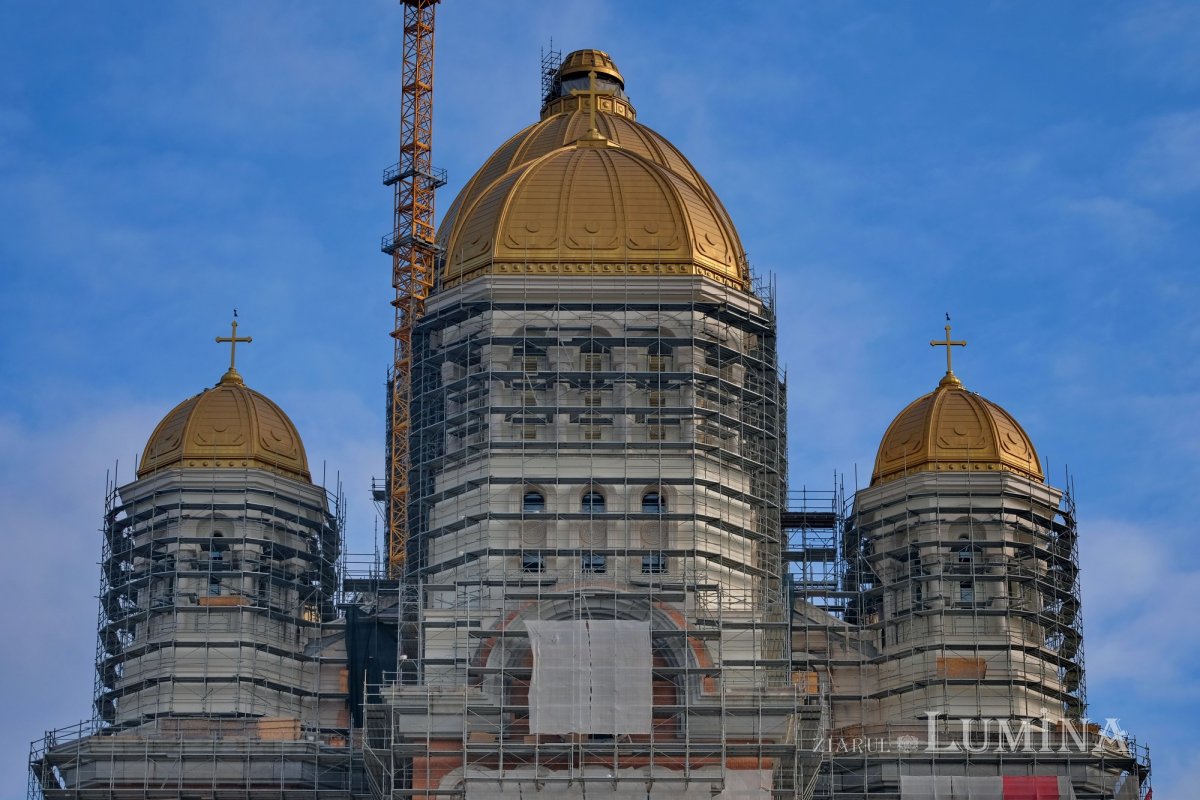 Şantierul Catedralei Naționale la trei ani de la sfințirea Altarului 193681