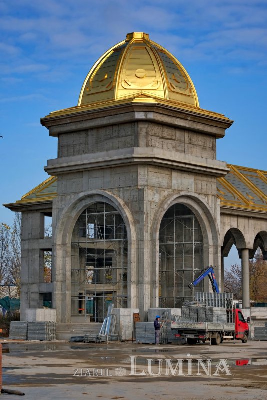 Şantierul Catedralei Naționale la trei ani de la sfințirea Altarului 193682