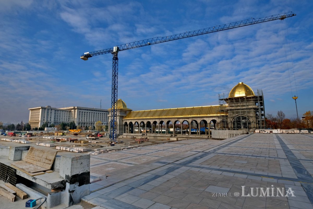 Şantierul Catedralei Naționale la trei ani de la sfințirea Altarului 193687