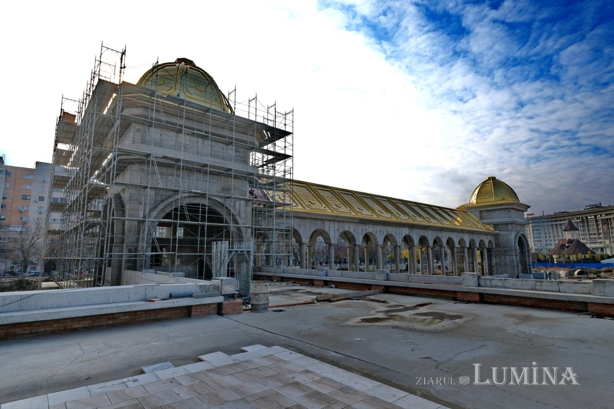 Şantierul Catedralei Naționale la trei ani de la sfințirea Altarului 193688