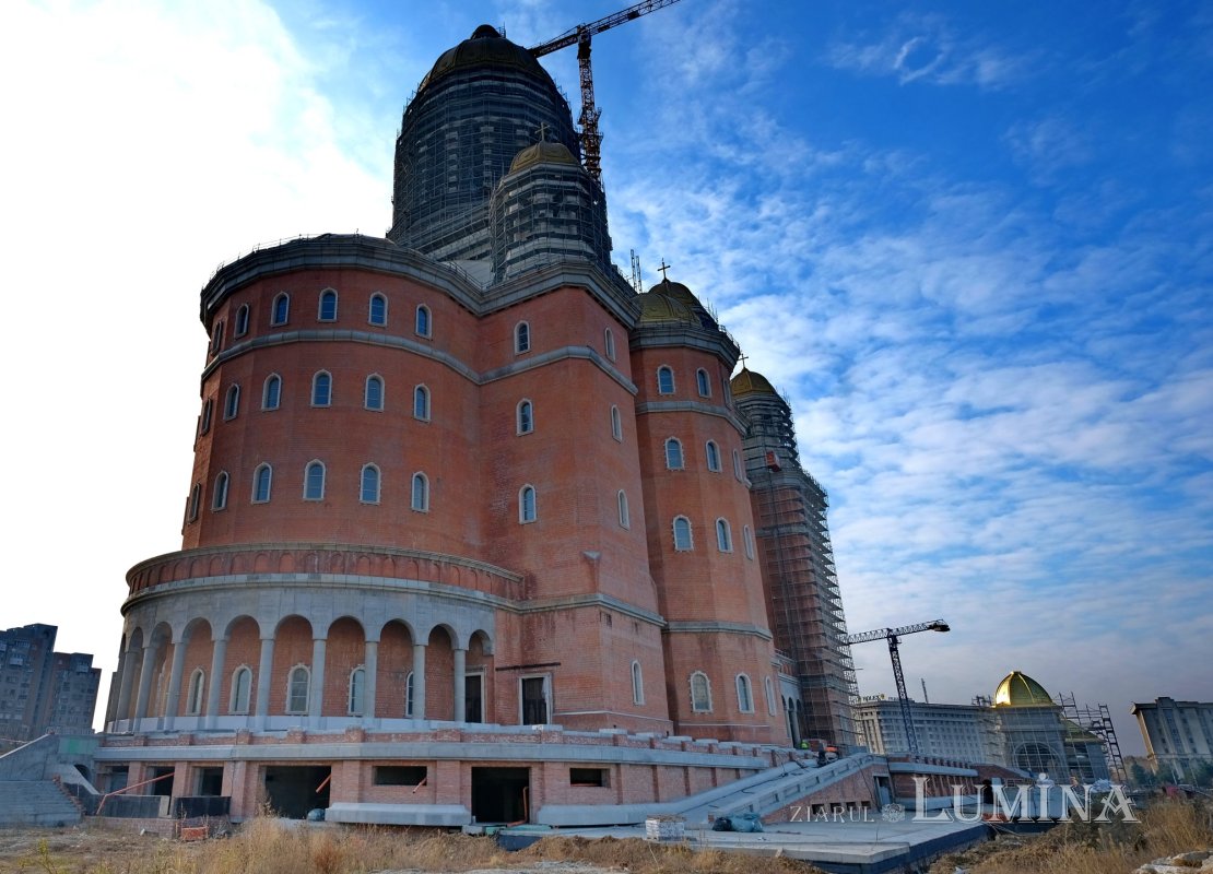 Şantierul Catedralei Naționale la trei ani de la sfințirea Altarului 193693