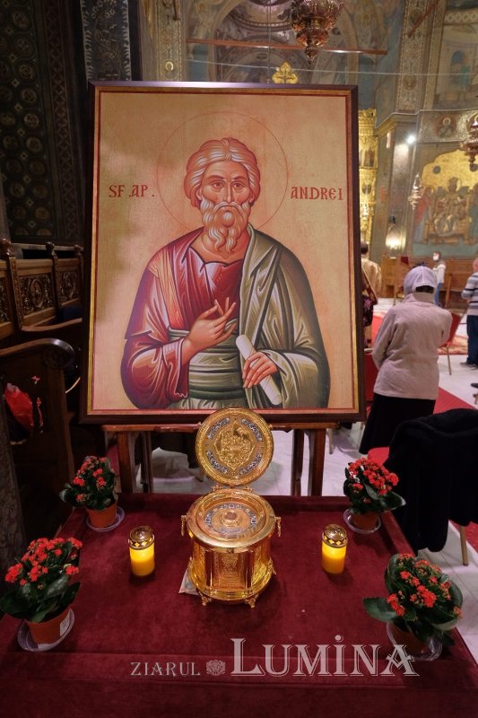 Slujba Privegherii în cinstea Sfântului Apostol Andrei la Catedrala Patriarhală 194361