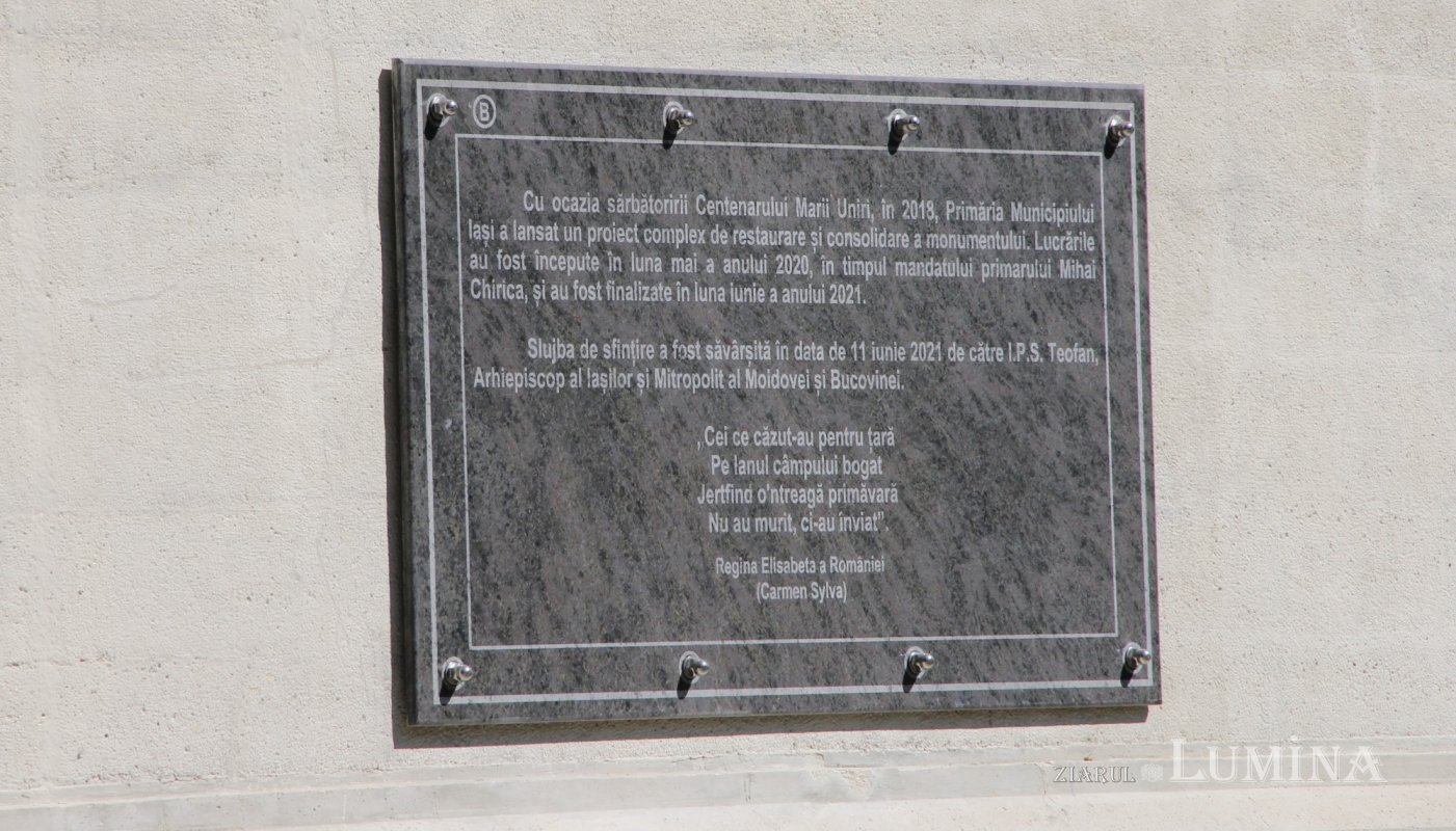 Mausoleul Eroilor din Iași, mărturie vie a iubirii de ţară 194966