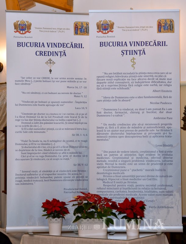Conferinţa „Bucuria vindecării. Ştiinţă şi credinţă” la Paraclisul Catedralei Naţionale 196543