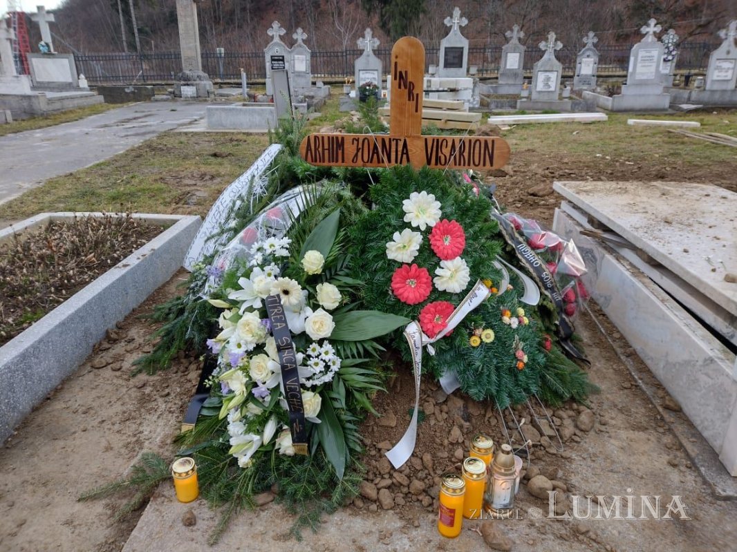 Părintele arhimandrit Visarion Joantă a fost înmormântat la Sâmbăta de Sus 199718