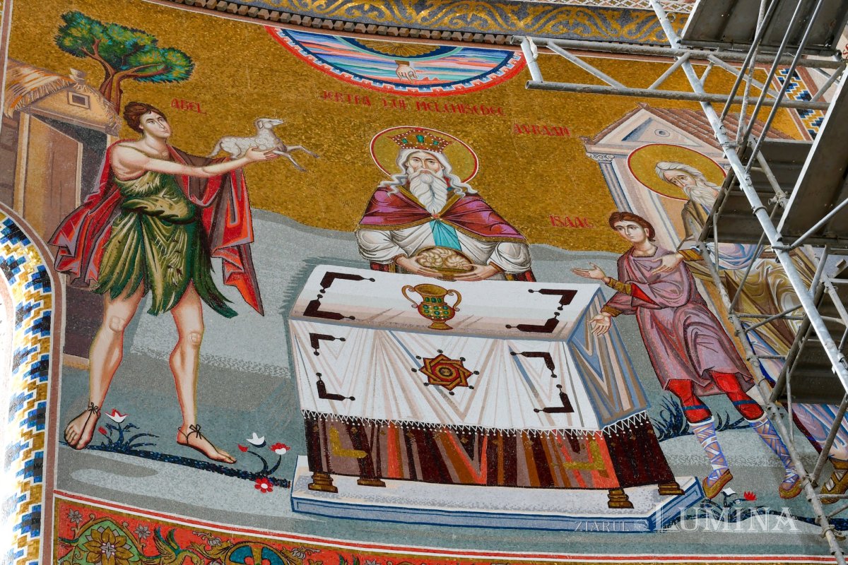 Șantierul Catedralei Mântuirii Neamului la început de an 200554