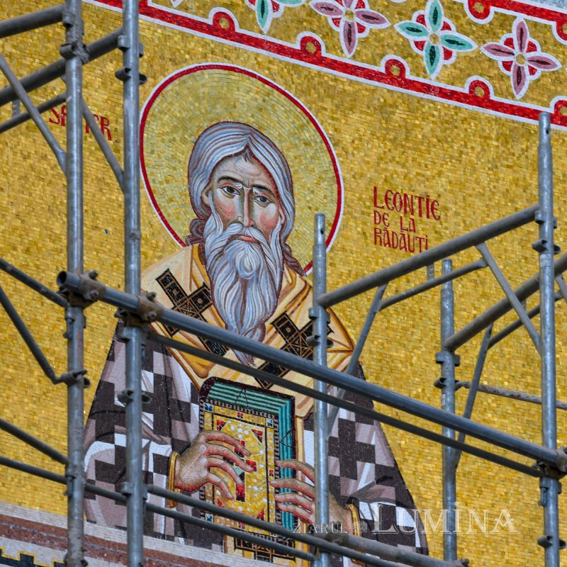 Șantierul Catedralei Mântuirii Neamului la început de an 200568