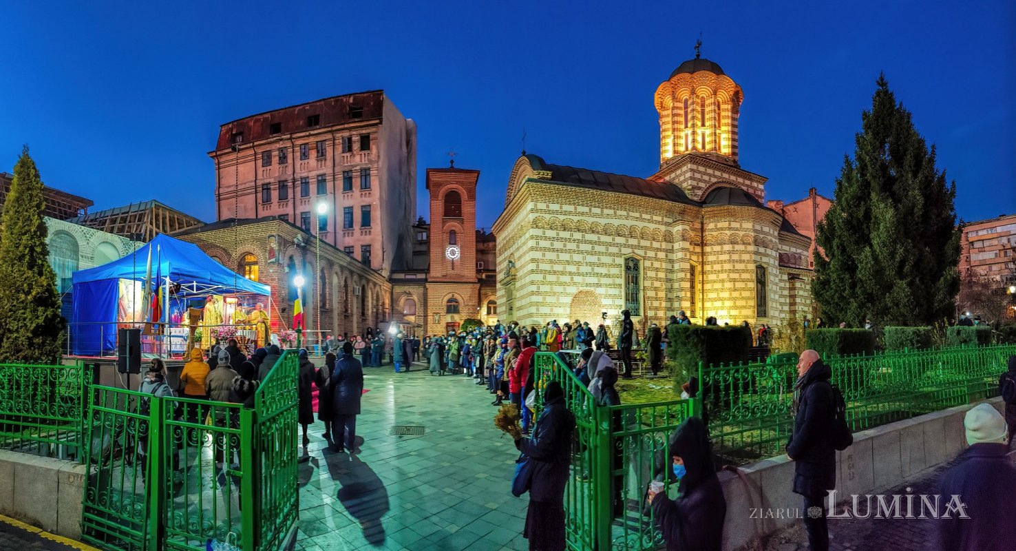 Laudă de seară adusă Cuviosului Antonie cel Mare în Capitală 200987