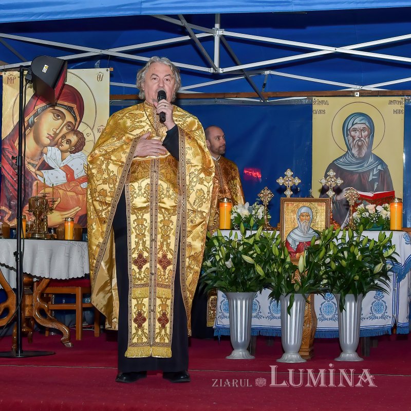 Laudă de seară adusă Cuviosului Antonie cel Mare în Capitală 200988