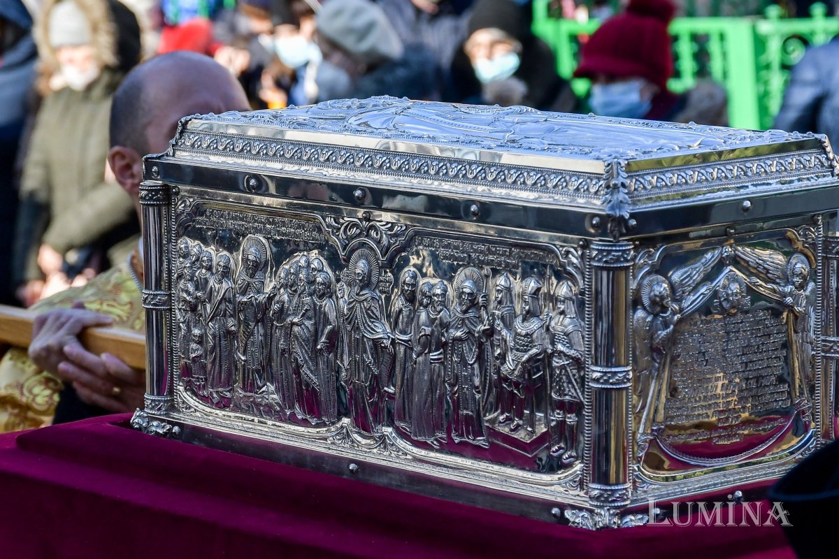 Procesiune cu icoana și moaștele Sfântului Antonie cel Mare în Capitală 200853