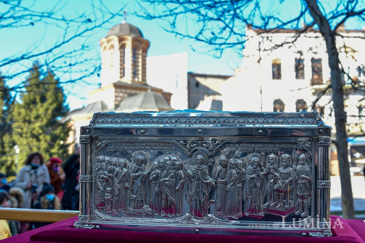 Procesiune cu icoana și moaștele Sfântului Antonie cel Mare în Capitală 200859