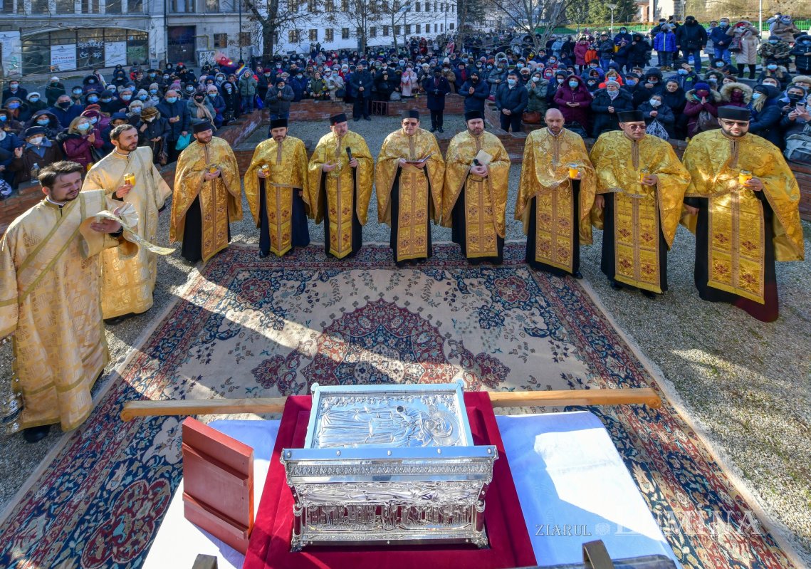 Procesiune cu icoana și moaștele Sfântului Antonie cel Mare în Capitală 200867