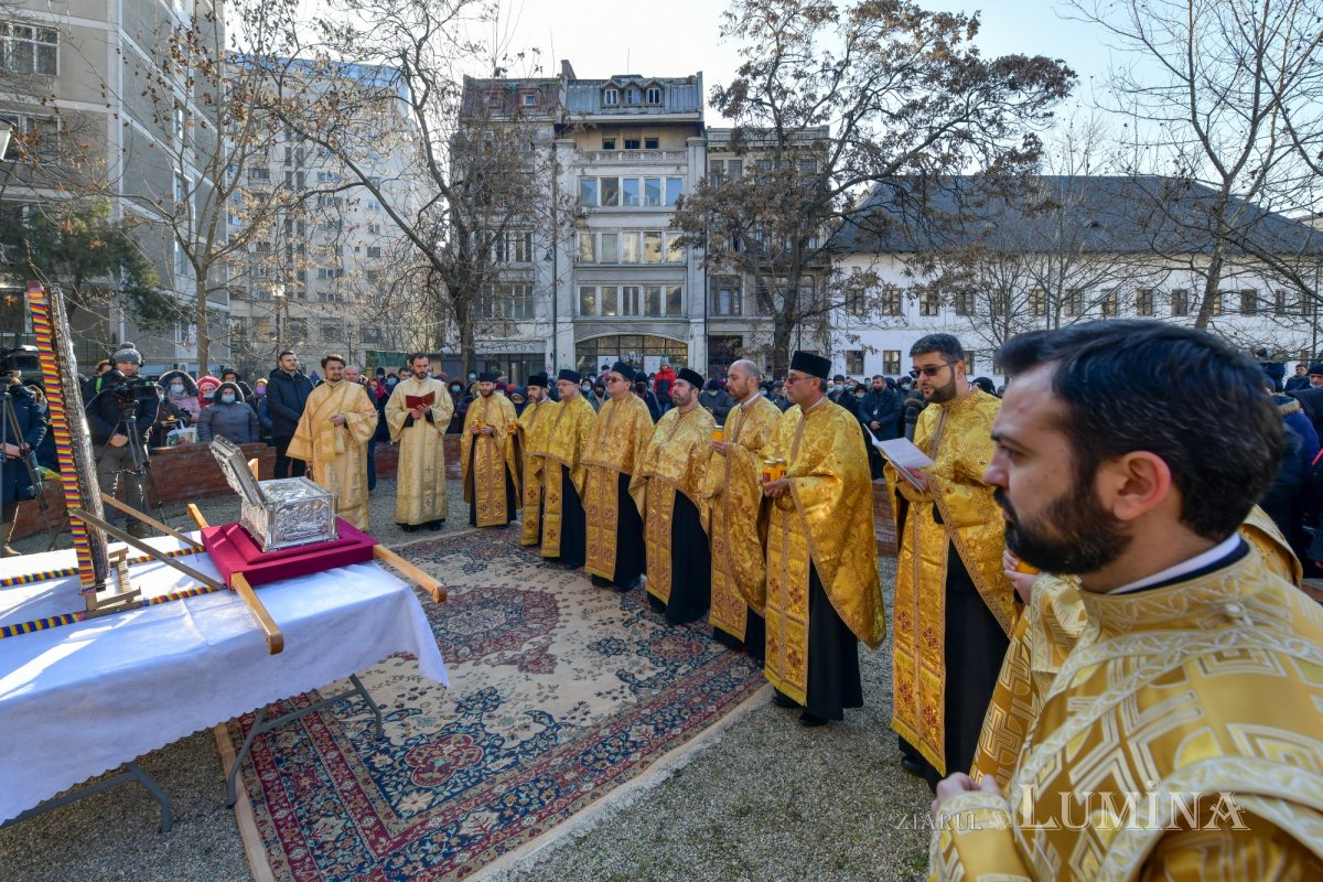 Procesiune cu icoana și moaștele Sfântului Antonie cel Mare în Capitală 200880