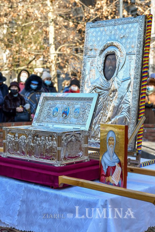 Procesiune cu icoana și moaștele Sfântului Antonie cel Mare în Capitală 200882