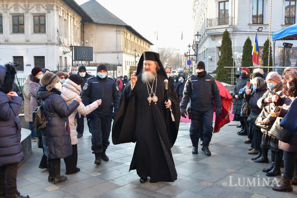Sfântul Antonie cel Mare cinstit la biserica sa din centrul Capitalei 201040