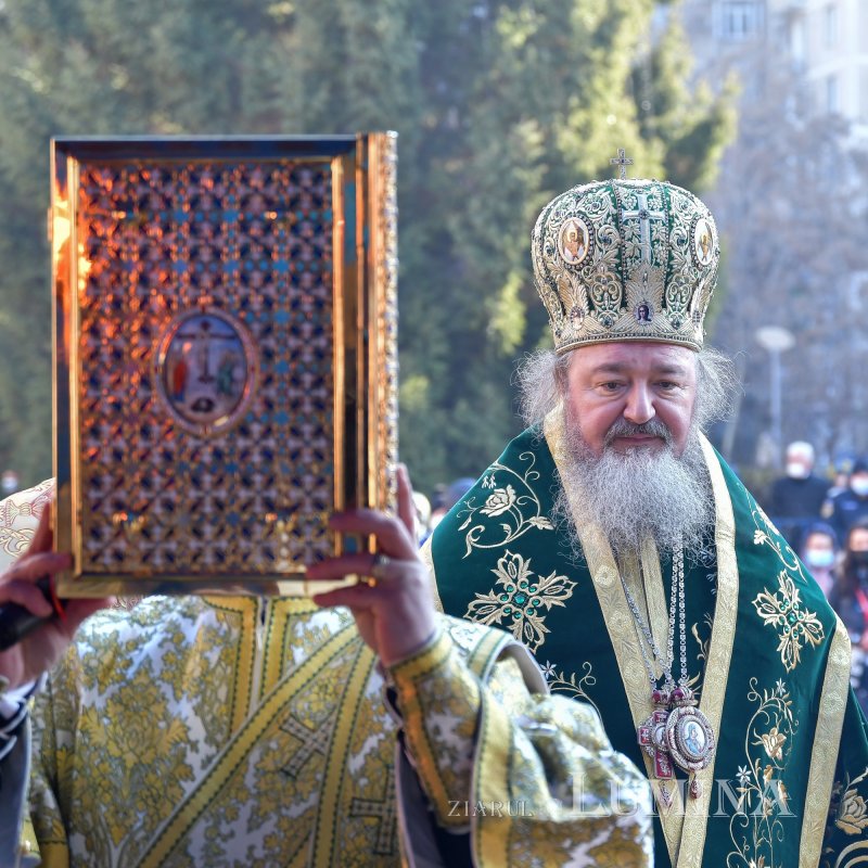 Sfântul Antonie cel Mare cinstit la biserica sa din centrul Capitalei 201054